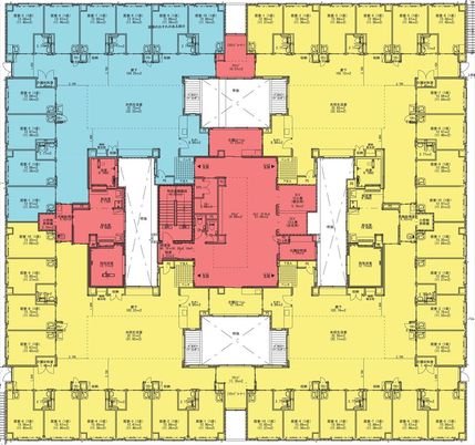 施設の平面図