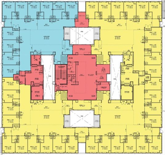 施設の平面図
