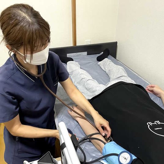 健康チェックを行うスタッフの居室