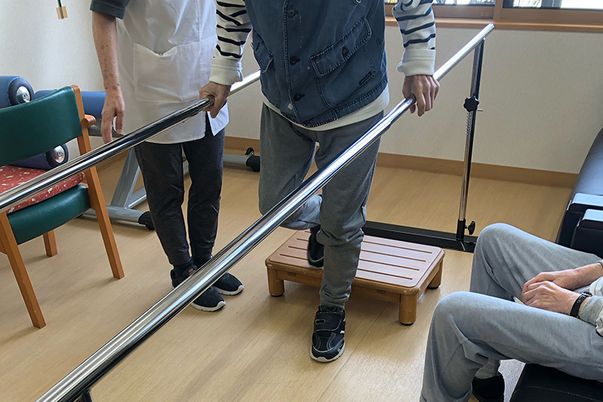 訓練用の器具がある部屋