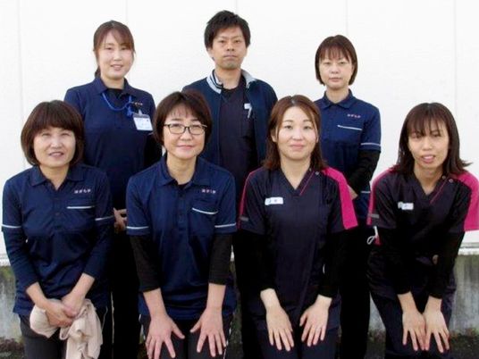 介護スタッフの集合  