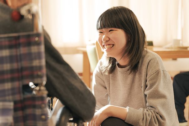 リビングでの交流