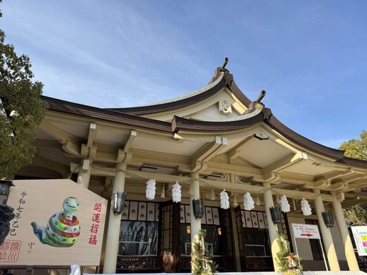神社風の外観  