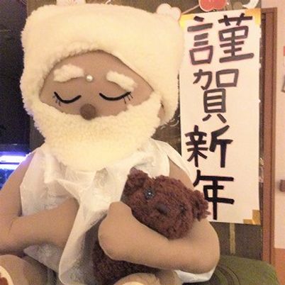 手芸の展示コーナー