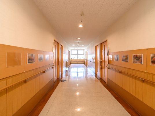 温かみのある廊下