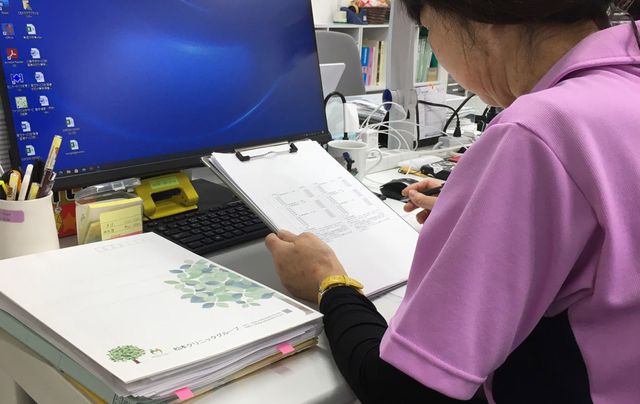 スタッフの仕事場