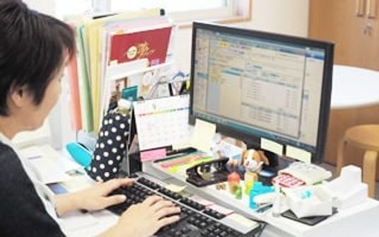 スタッフの業務室