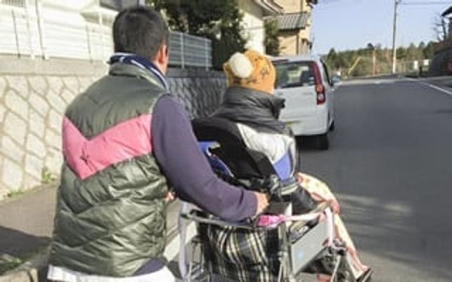 車椅子利用の様子