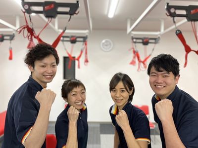 スタッフの元気な姿勢