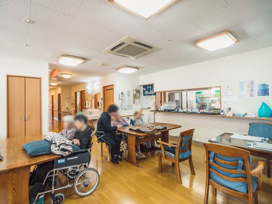 スタッフと利用者の居室