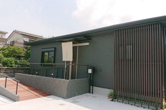 自然豊かな外観