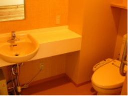 温かみのあるトイレ空間