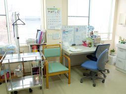明るいナースステーション