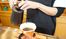 スタッフのコーヒー準備