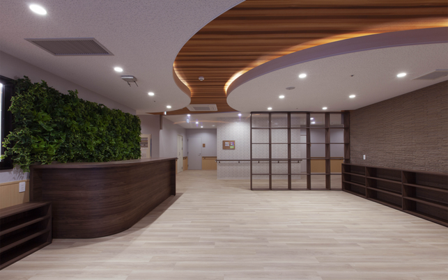 広々としたエントランス