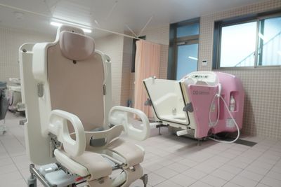 最新設備の浴室