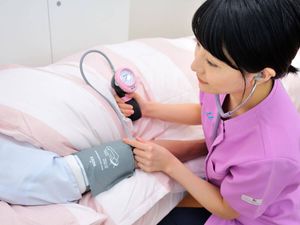 看護師がケアする居室