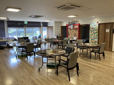 広々とした食堂
