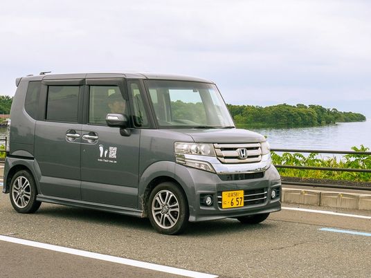 送迎車の停車場  
