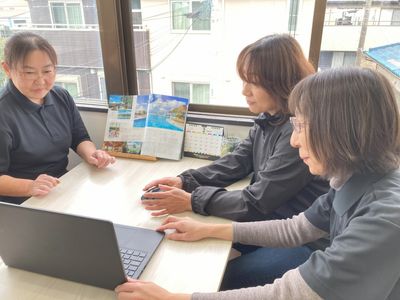 スタッフと利用者の対話