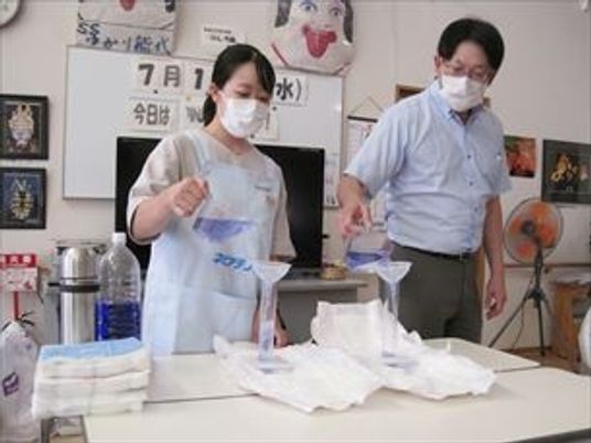 準備中の様子エントランス
