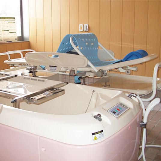 清潔な浴室設備