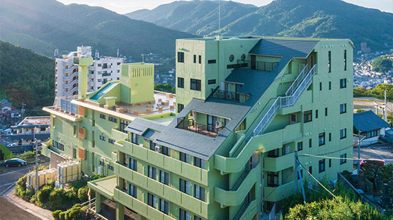 ショートステイ あいおい「立山荘Ⅱ」の外観