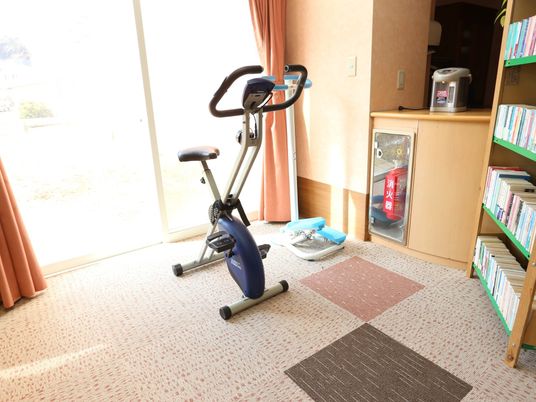 フィットネス機器のある部屋
