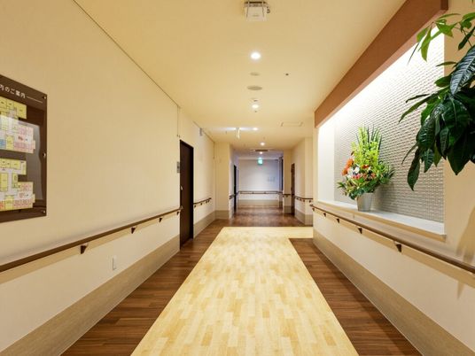 明るい廊下  