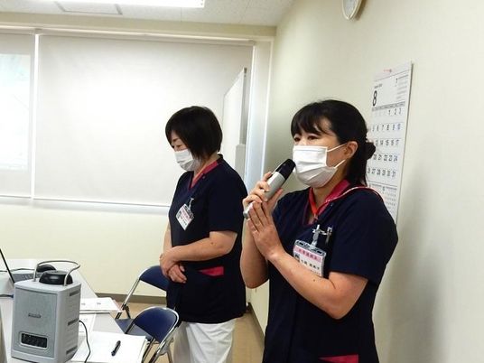 職員研修の様子  