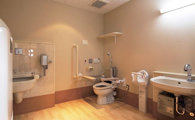 設備充実のトイレ