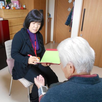 穏やかな対話の居室  