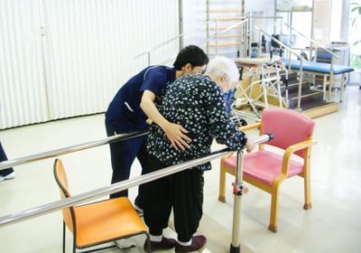 歩行訓練の様子