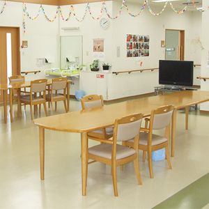 共有リビングの光景