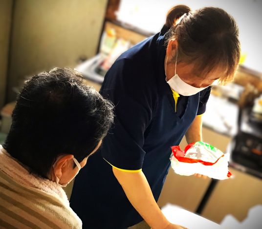 スタッフとレジデントの様子