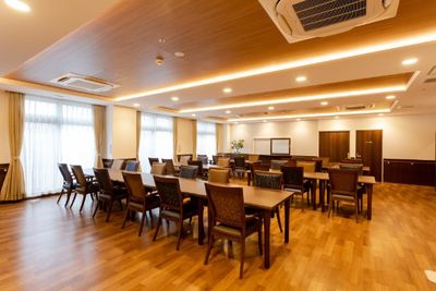 広々とした食堂