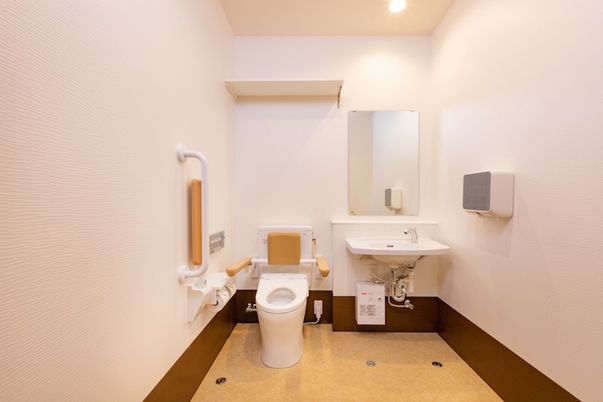 機能的なトイレ