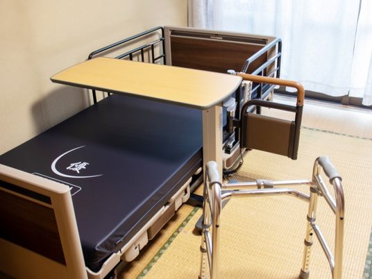 和室の介護ベッド  