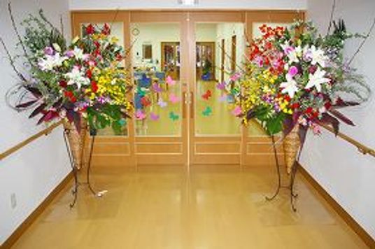 入口付近の飾り