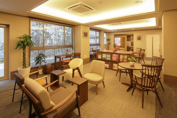 落ち着けるラウンジ