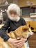 犬と楽しい時間を過ごす室内