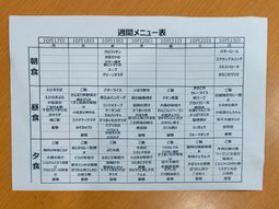 活動スケジュール表