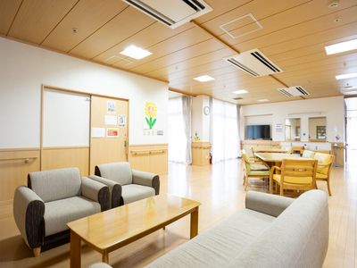 陽光が差し込むリビング