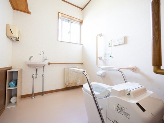 広々としたトイレ