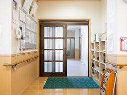 開放感のある廊下