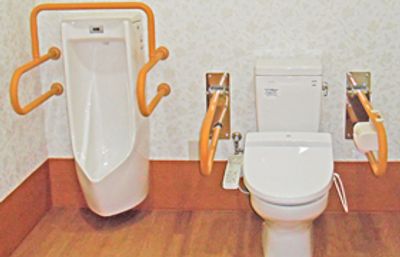 安全な設備のトイレ