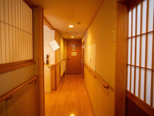 温かみのある廊下
