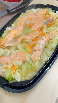 ヘルシーな料理の皿