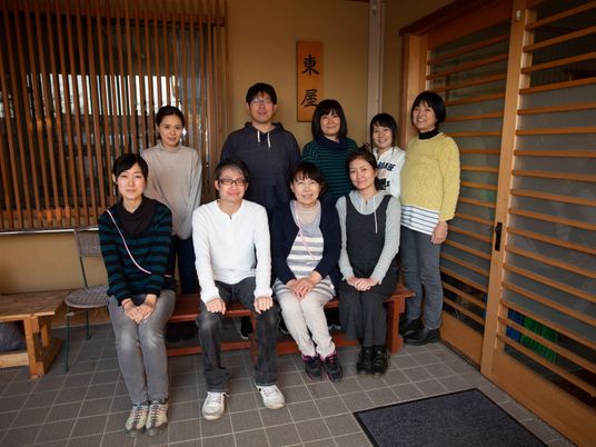 スタッフ集合の和やかな様子