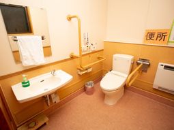 バリアフリーの洗面所